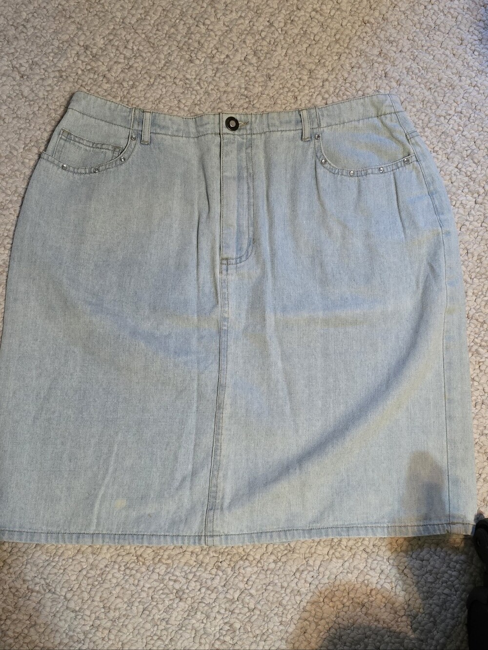 Vintage First Issue Liz Claiborne Denim Skirt Size 12